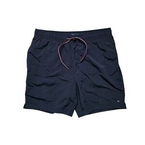 Tommy Hilfiger Board Shorts Swim Trunks Men’s L Navy Blue